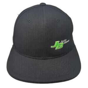 KB Ethos Baseball Cap Black 7 1/8 JB Auto Glass Fitted Embroidered Logo Hat
